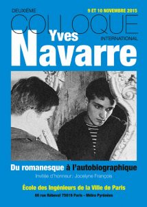 Colloque Yves Navarre 2015