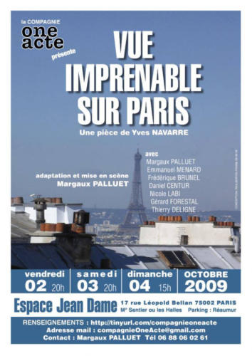 Vue imprenable sur Paris, 2009